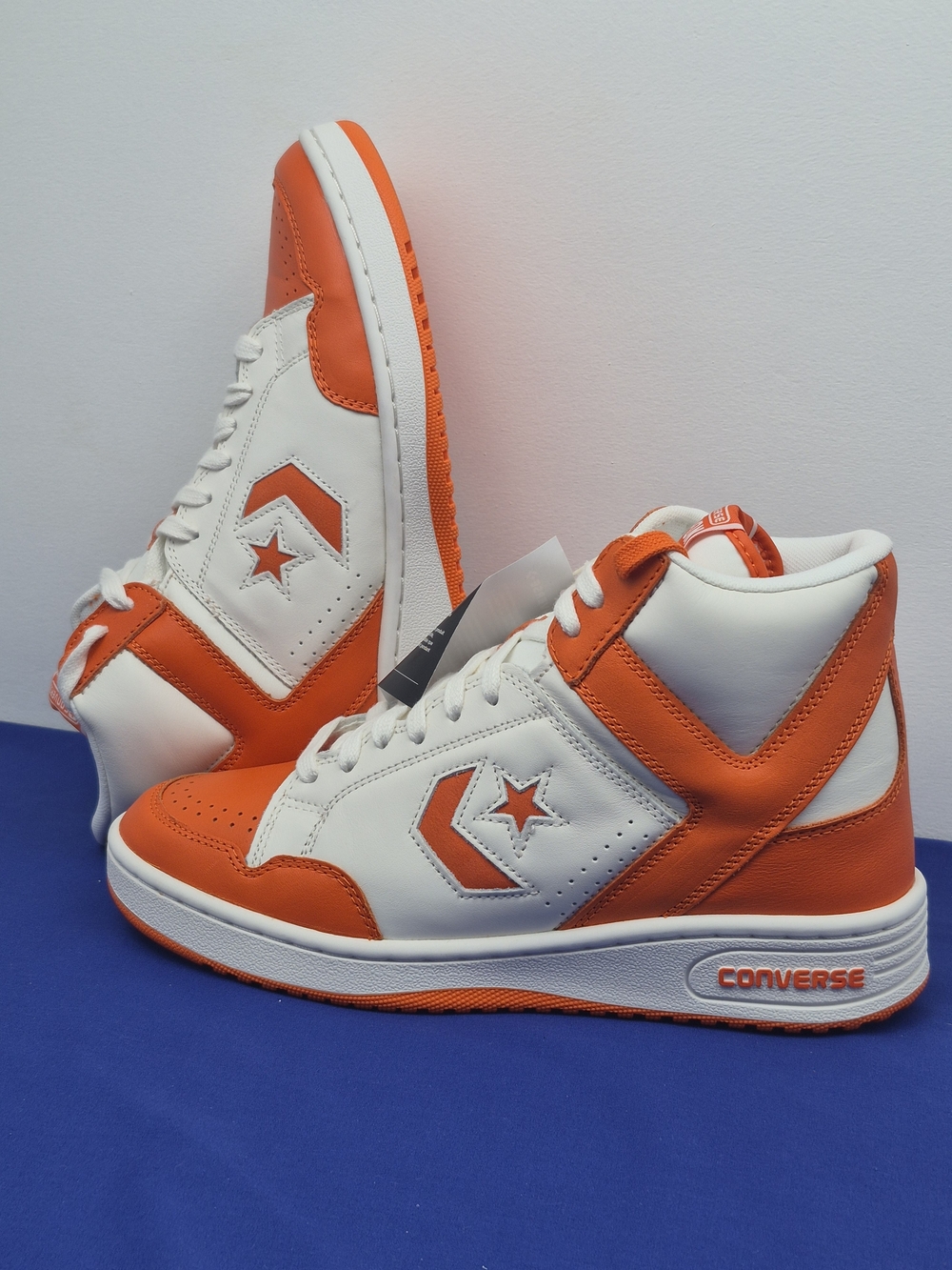 Converse Weapon Mid "Orange Vintage White" A11956C - Men's Size 10